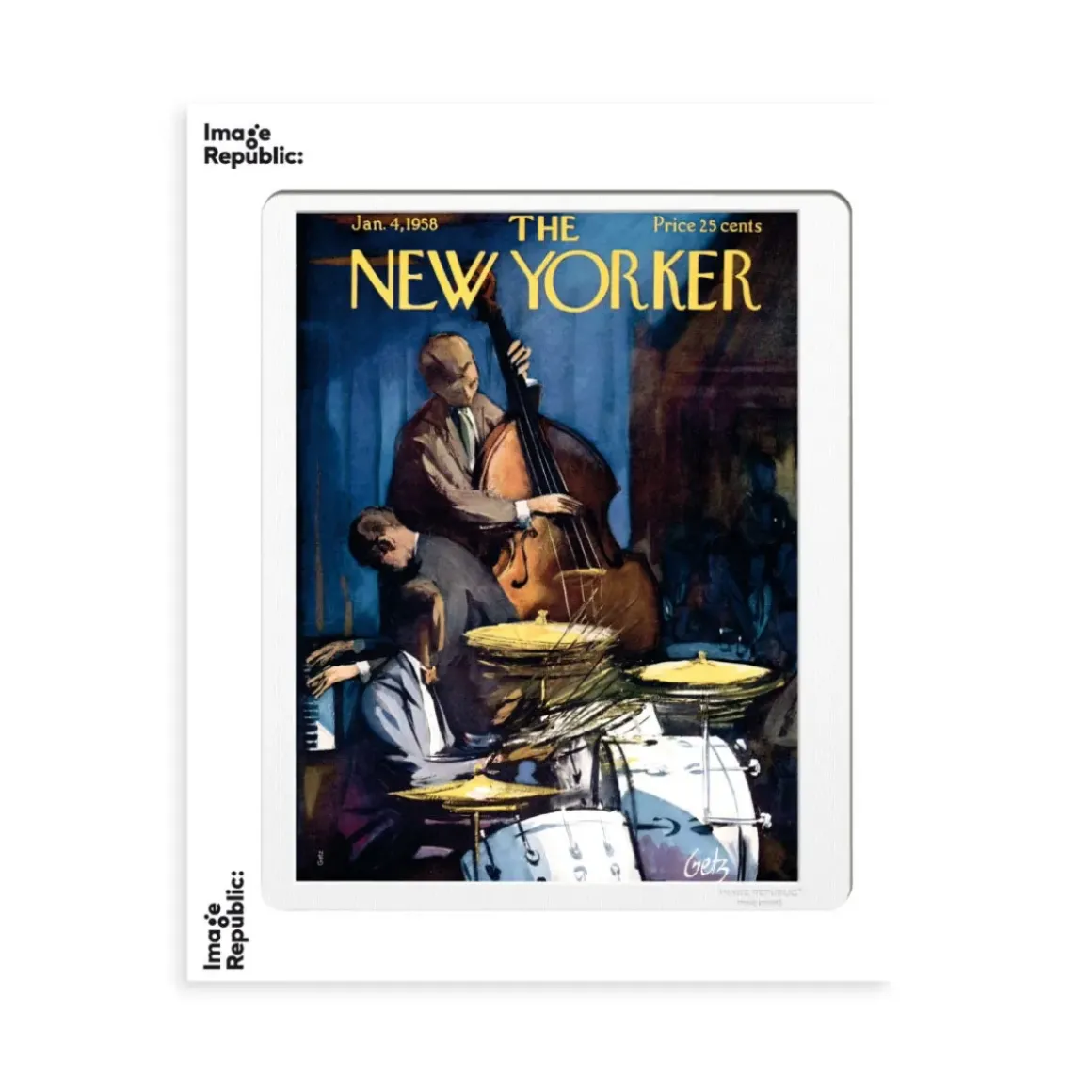 Affiche The Newyorker 172 Getz Band Playing - 30 x 40 cm
