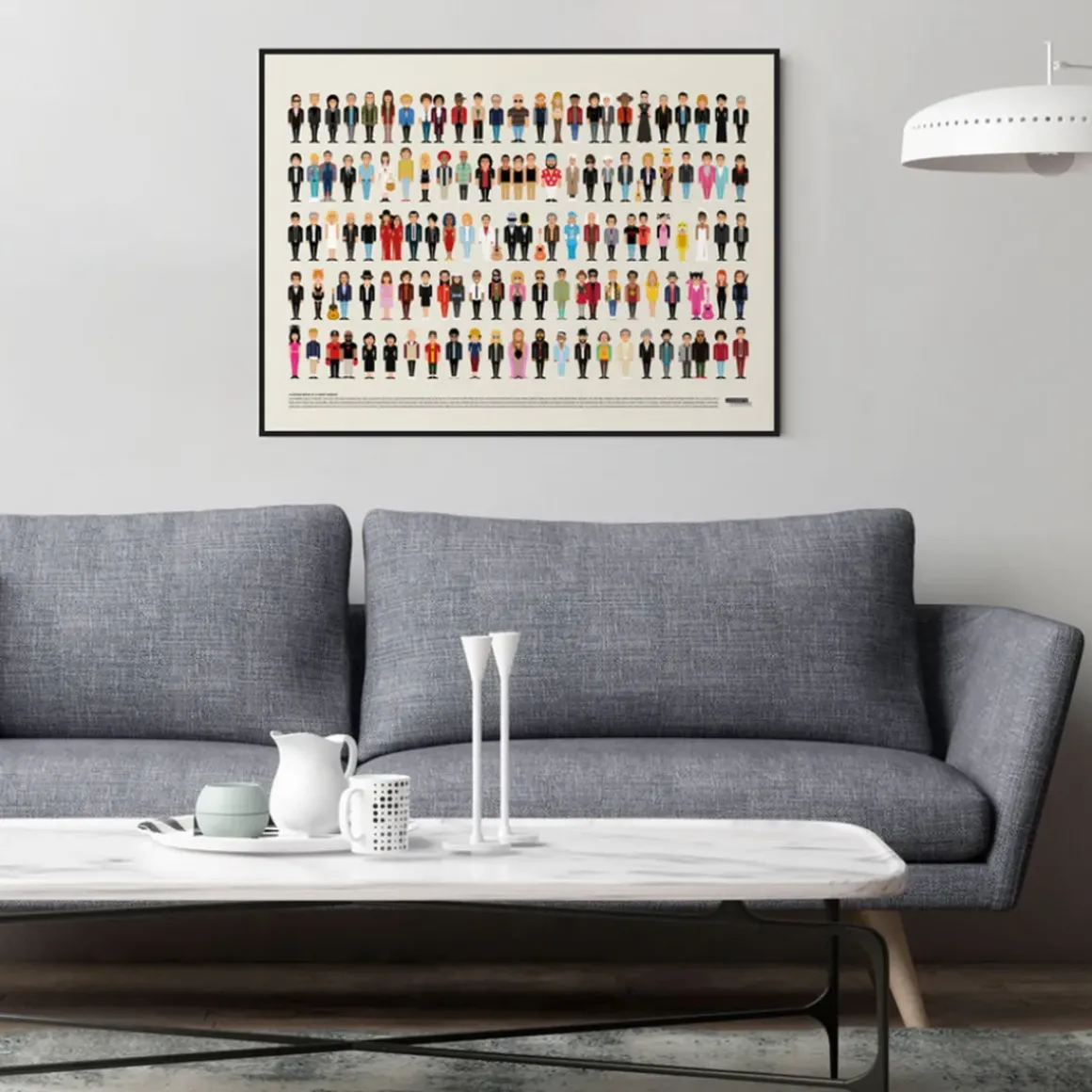 Affiche Vestiaire Musical de la Variété Française