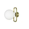 Applique Cime Ip44 Laiton en Acier - 17 cm x 18 cm x 12 cm
