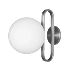 Applique murale Cime Argent Globe 20 cm