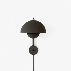 Applique murale Flowerpot VP8 H 35,5cm - Noir mat