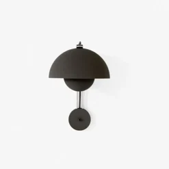 Applique murale Flowerpot VP8 H 35,5cm - Noir mat