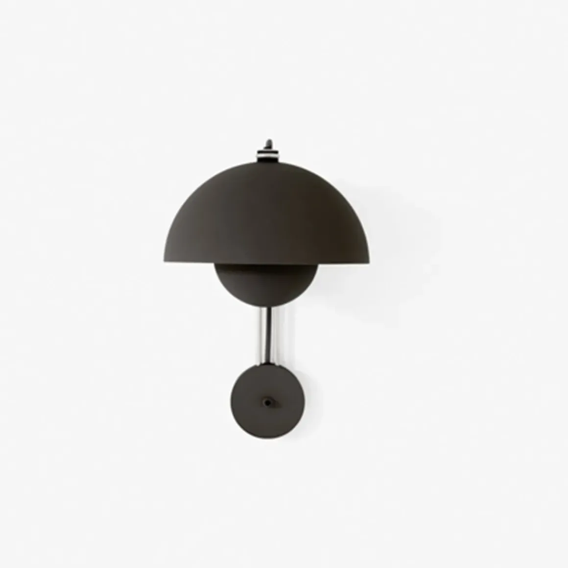 Applique murale Flowerpot VP8 H 35,5cm - Noir mat