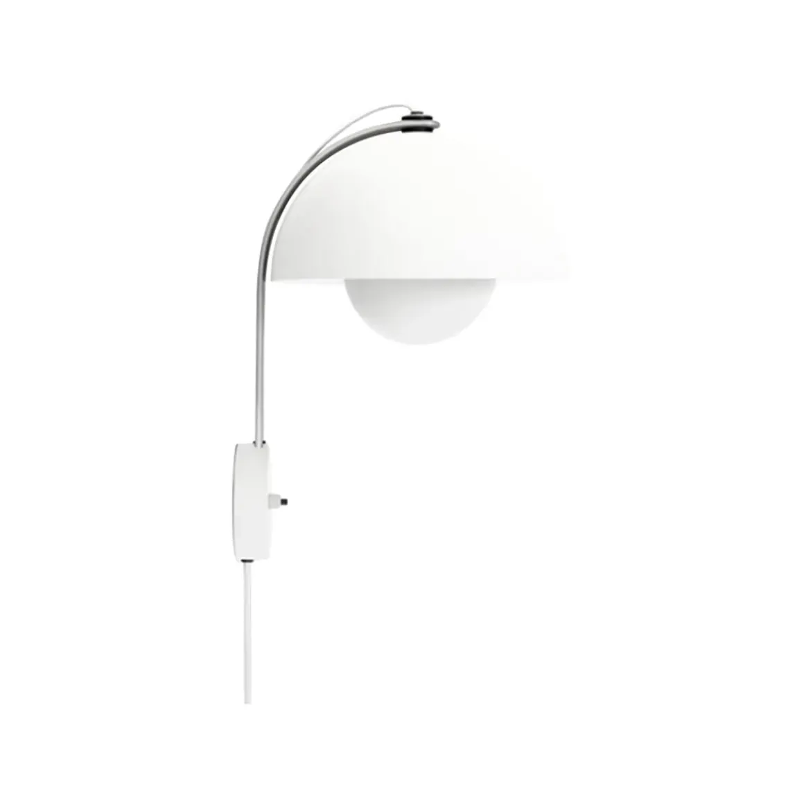 Applique murale Flowerpot VP8 H 35,5cm - Blanc mat