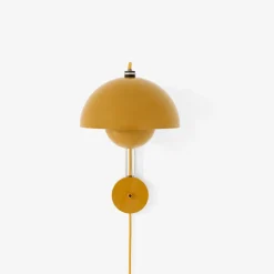 Applique murale Flowerpot VP8 H 35,5cm - Moutarde