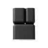 Applique murale Tabata LN10 H 21cm - Noir