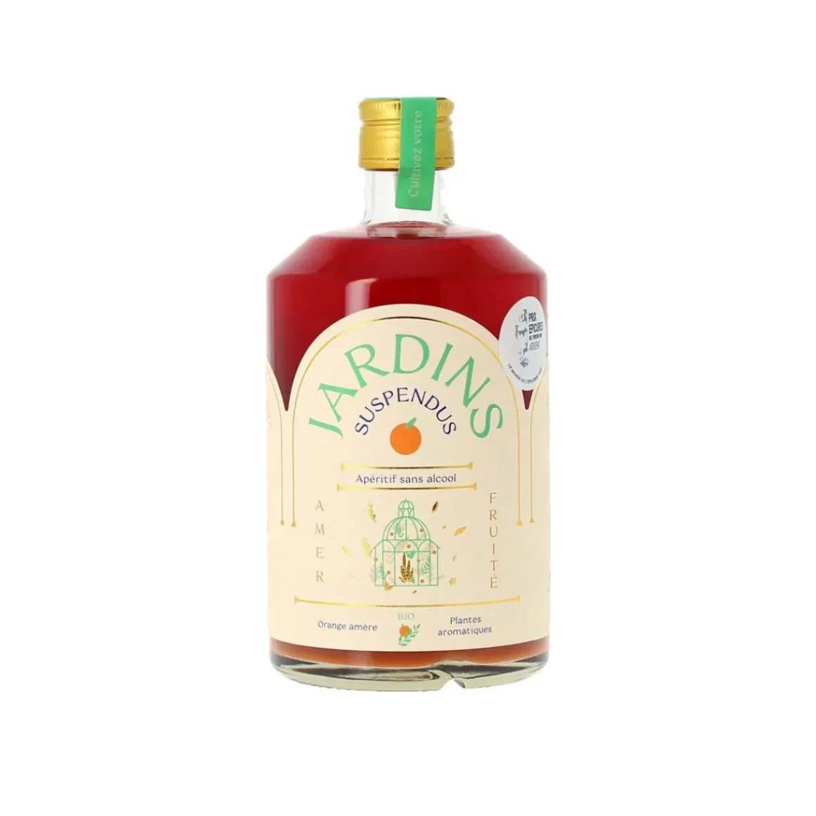Apéritif sans alcool Jardins Suspendus - Orange amère u0026 Romarin