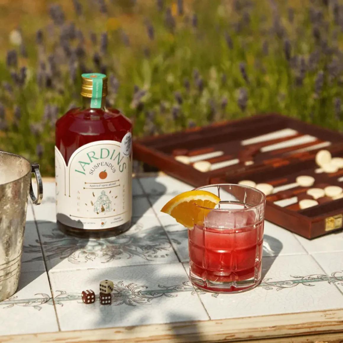 Apéritif sans alcool Jardins Suspendus - Orange amère u0026 Romarin