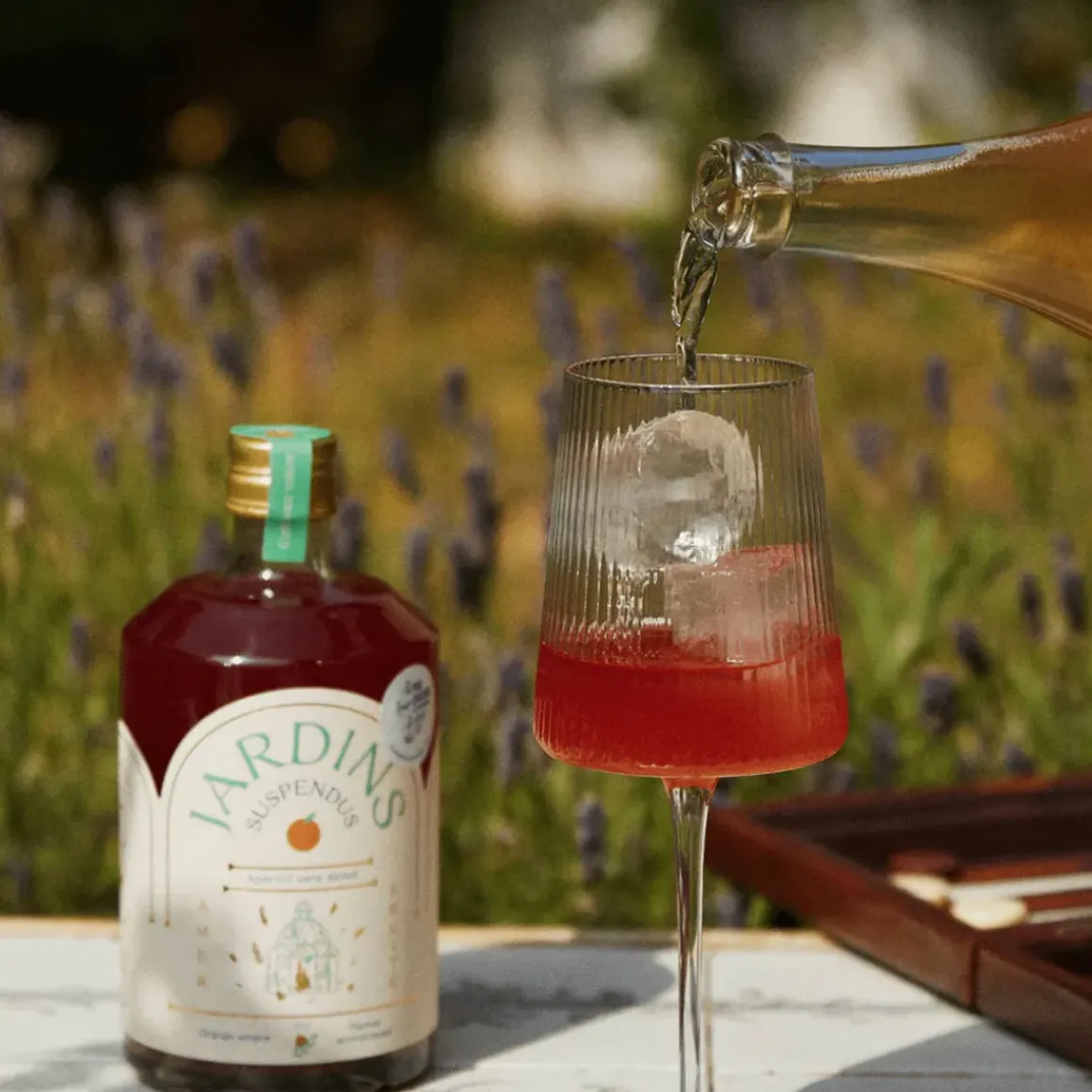 Apéritif sans alcool Jardins Suspendus - Orange amère u0026 Romarin