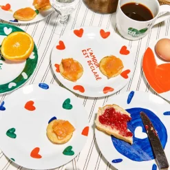 Assiette Coeurs All-Over