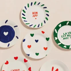 Assiette Coeurs All-Over