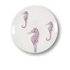 Assiette à dessert Hippocampes en porcelaine - Ø 21 cm