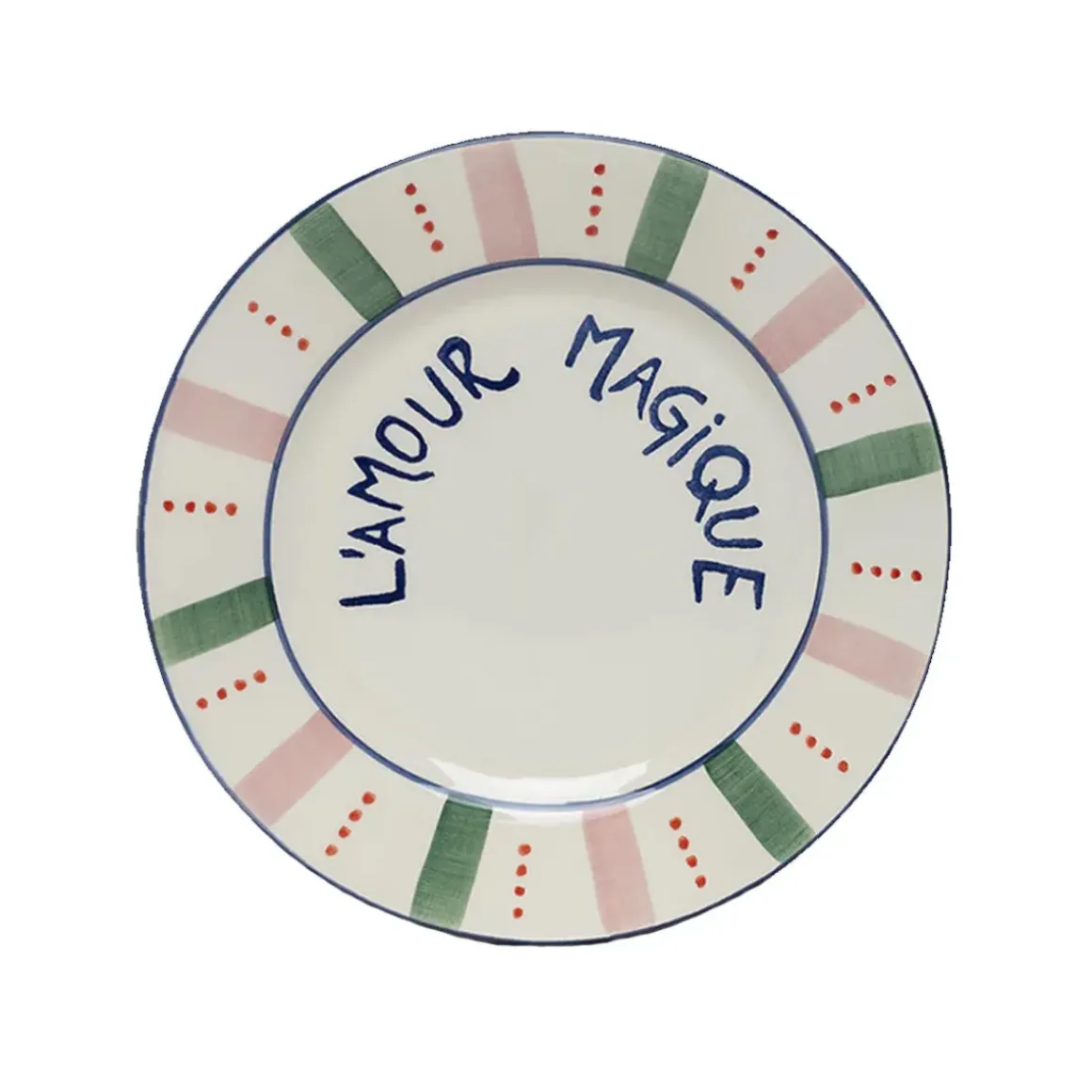 Assiette à dessert L'amour magique - 22 cm