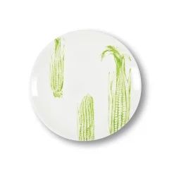 Assiette à dessert épi de maïs en porcelaine - Ø 21 cm