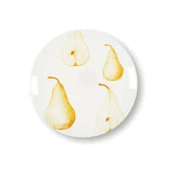 Assiette à dessert Poire en porcelaine - Ø 21 cm