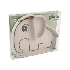 Assiette en silicone - Éléphant