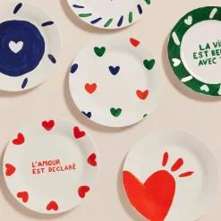 Assiette l'Amour est déclaré
