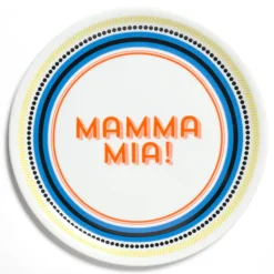 Assiette à pizza Mamma Mia