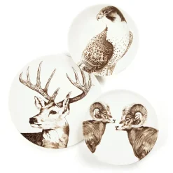 Assiette plate - Cerf