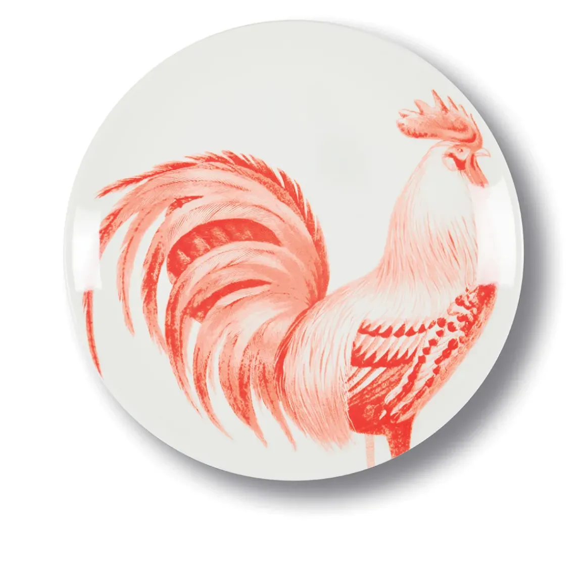 Assiette plate Coq en porcelaine - Ø 27 cm