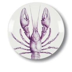 Assiette plate Homard en porcelaine - Ø 27 cm