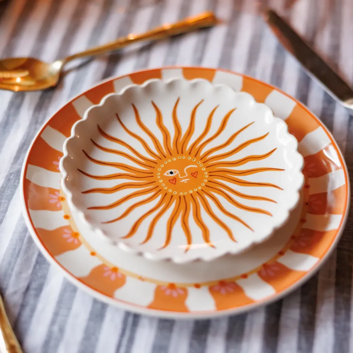 Assiette Soleil - 15cm
