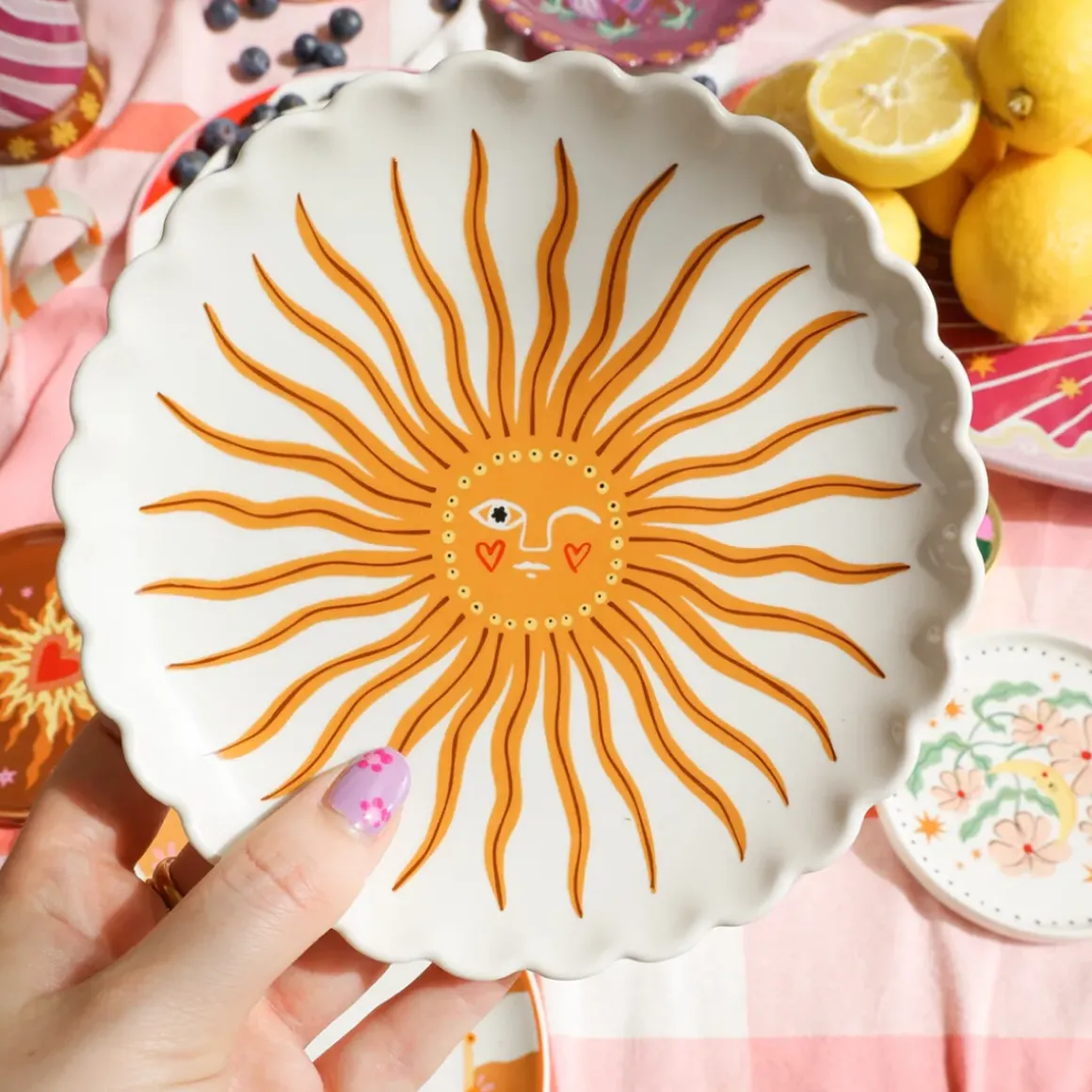 Assiette Soleil - 15cm