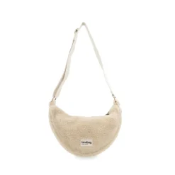Banane Andrea en fourrure - Beige