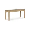 Banc Bok Chêne 126 x 35 x h 46 cm