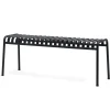 Banc Palissade en acier poudré - Anthracite