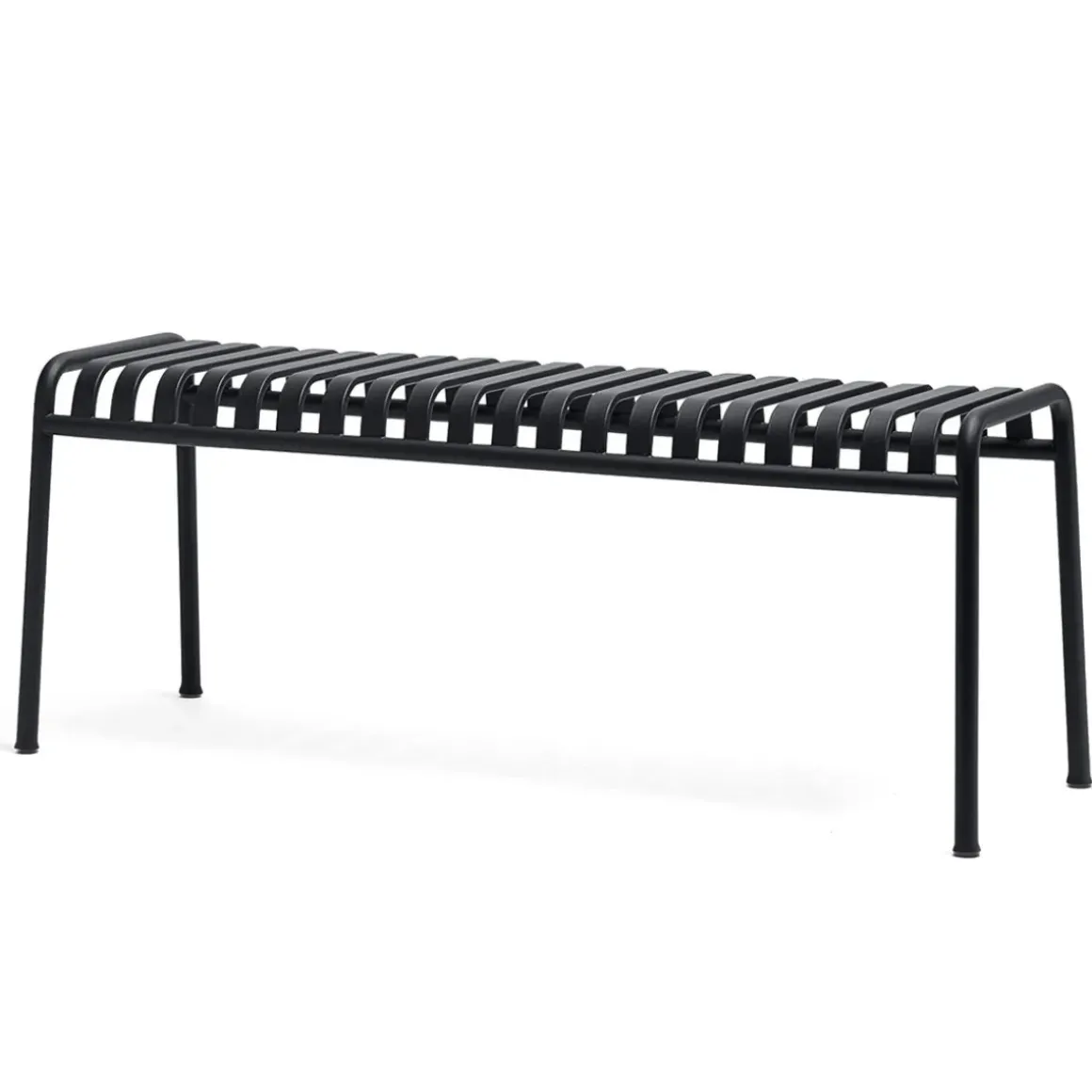 Banc Palissade en acier poudré - Anthracite