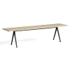 Banc Pyramid 12 Base noire u0026 plateau chêne vernis