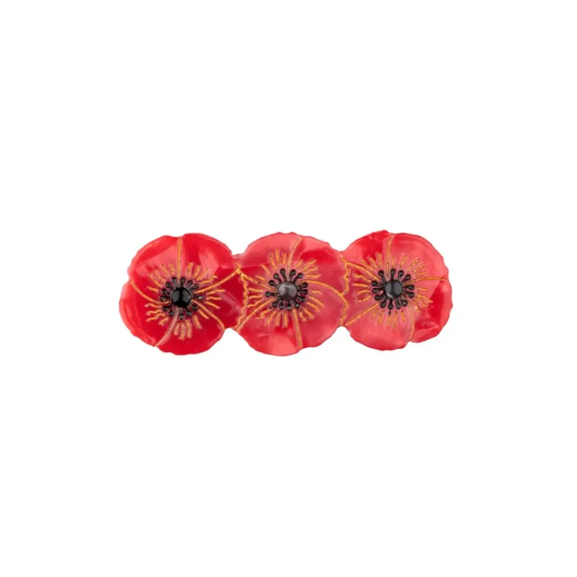 Barrette Coquelicot