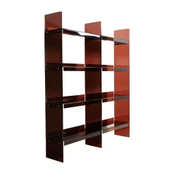 Bibliothèque en acrylique - 160 cm - Marron Smoke