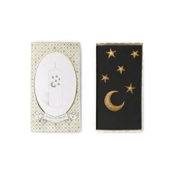 Bijou De Bougie Moon u0026 Stars Doré