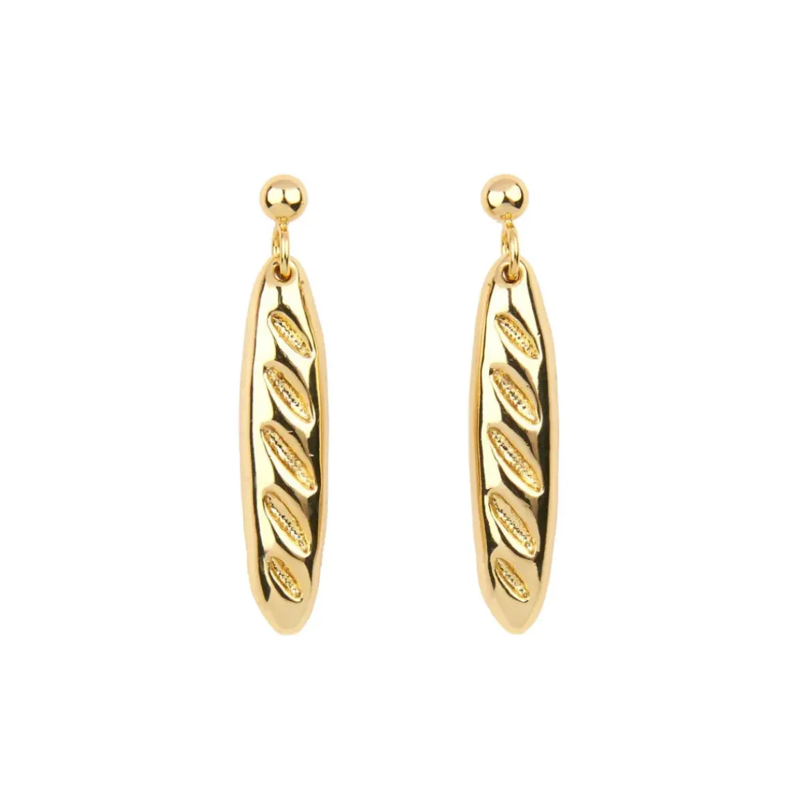 Boucles d'oreilles Baguette