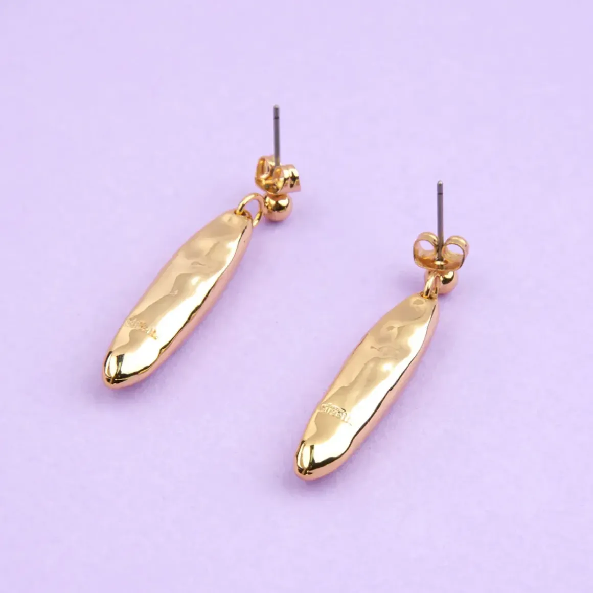 Boucles d'oreilles Baguette