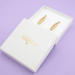 Boucles d'oreilles Baguette