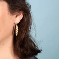 Boucles d'oreilles Baguette