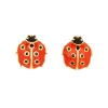 Boucles D'Oreilles Coccinelle