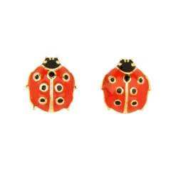 Boucles D'Oreilles Coccinelle