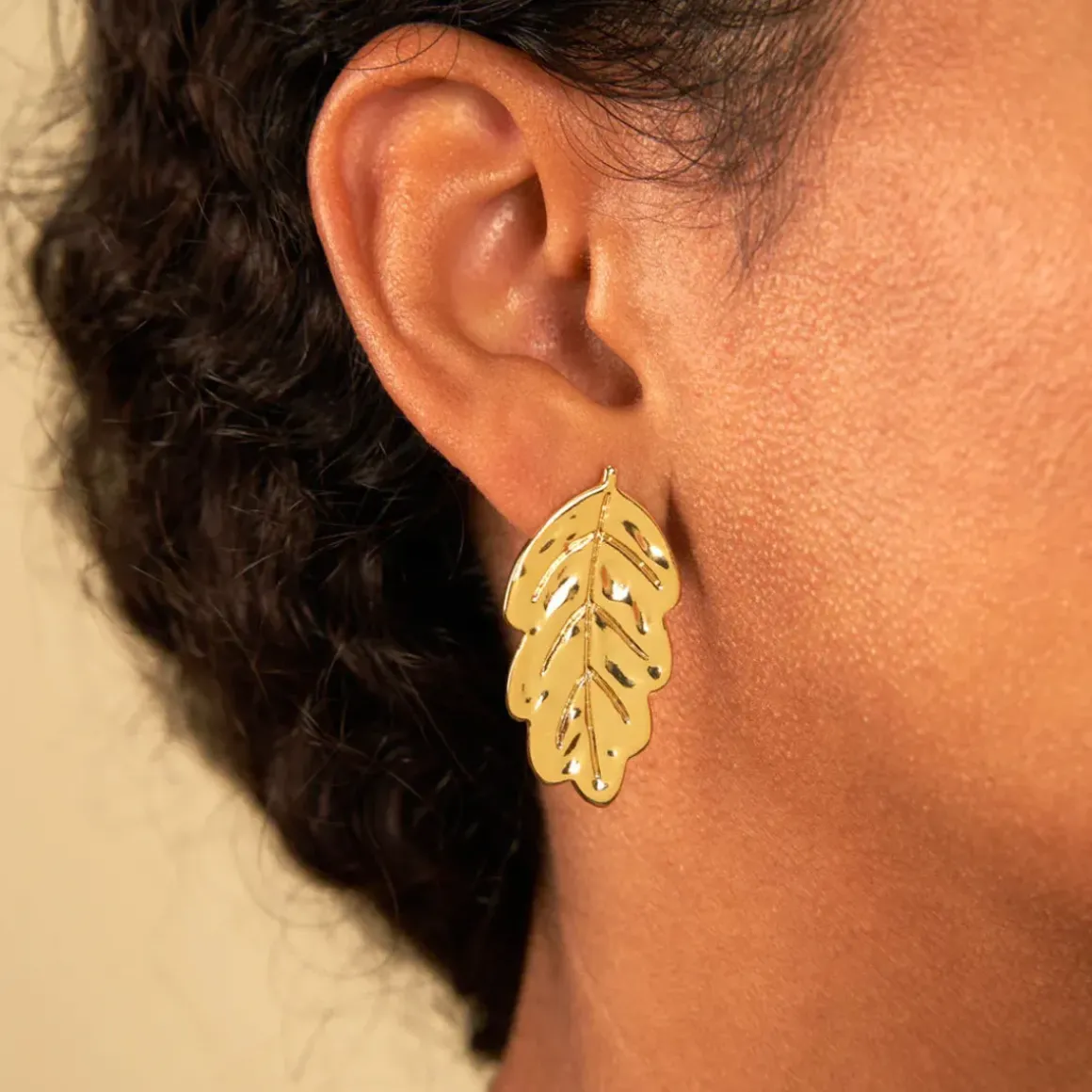 Boucles D'oreilles Feuilles