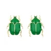 Boucles D'Oreilles Scarabée