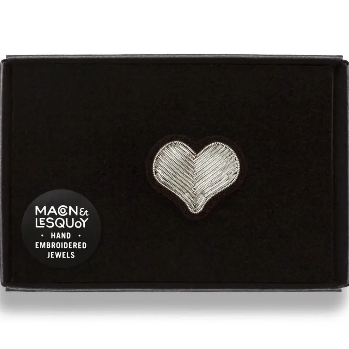 Broche Coeur - Argent