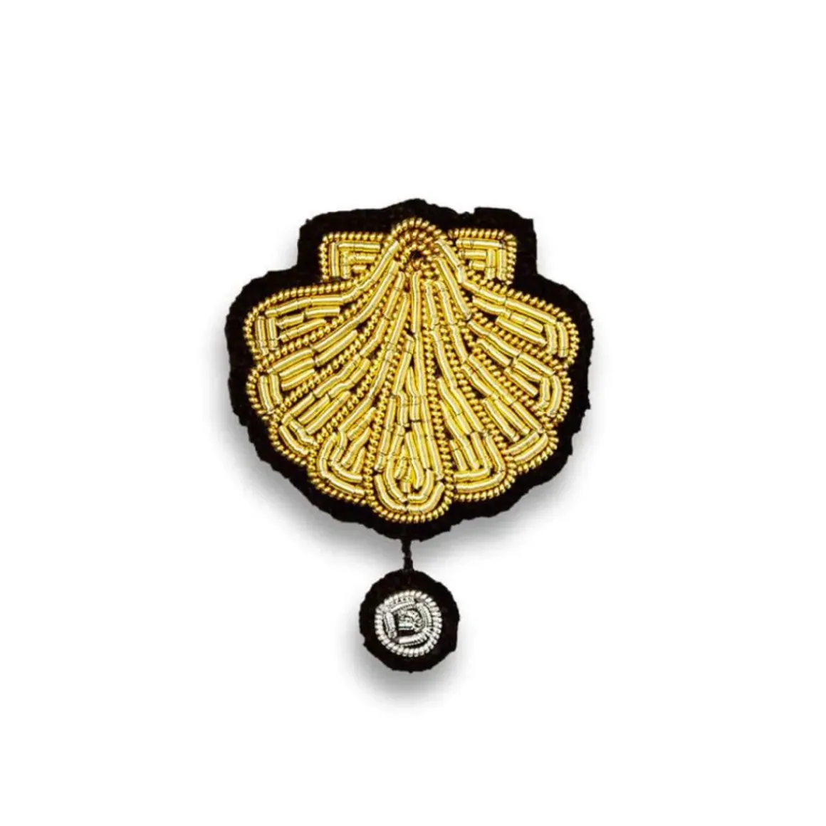 Broche Coquille Saint Jaques Perle S