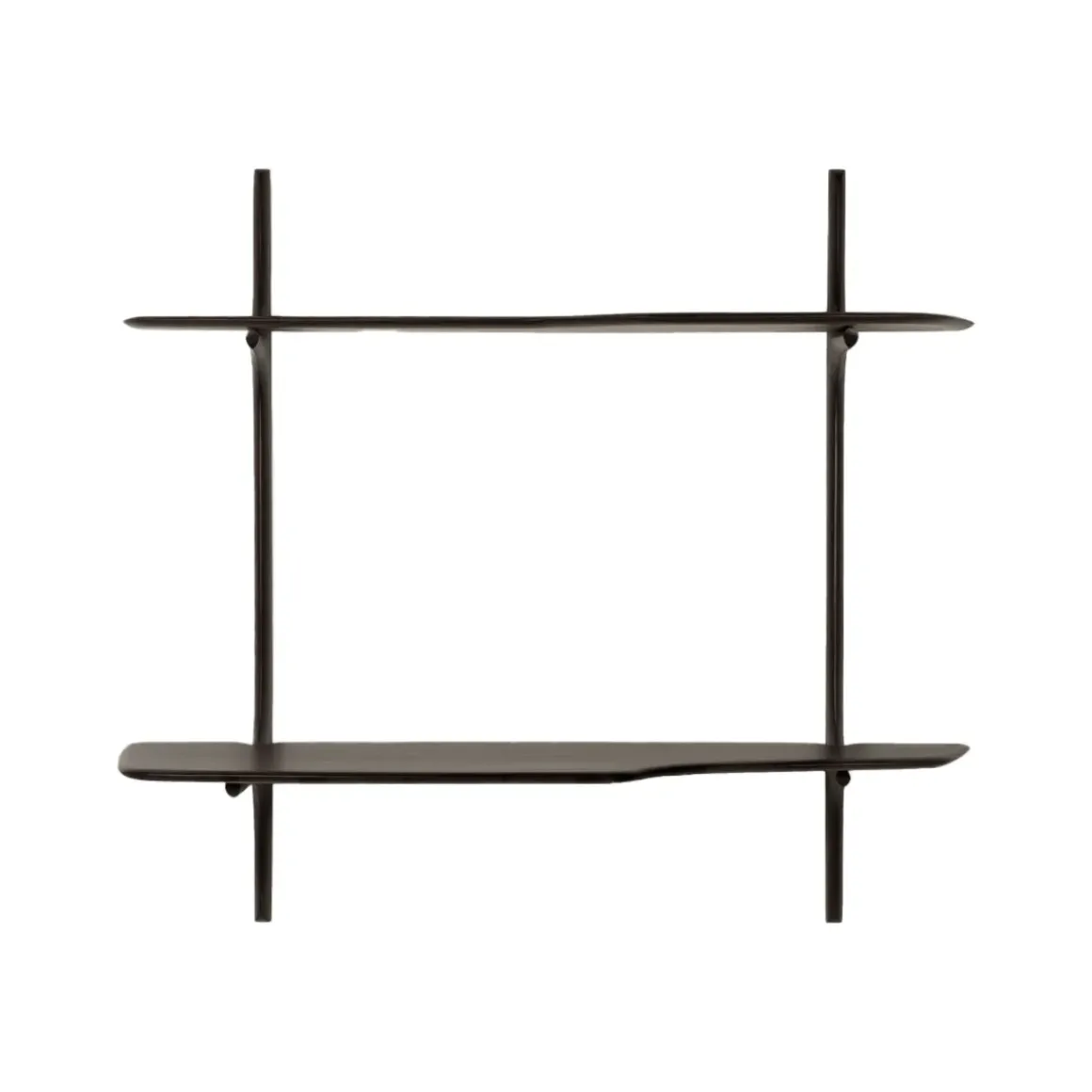 Bureau Mural PI en Acajou Vernis - 140 x 48 x 126 cm