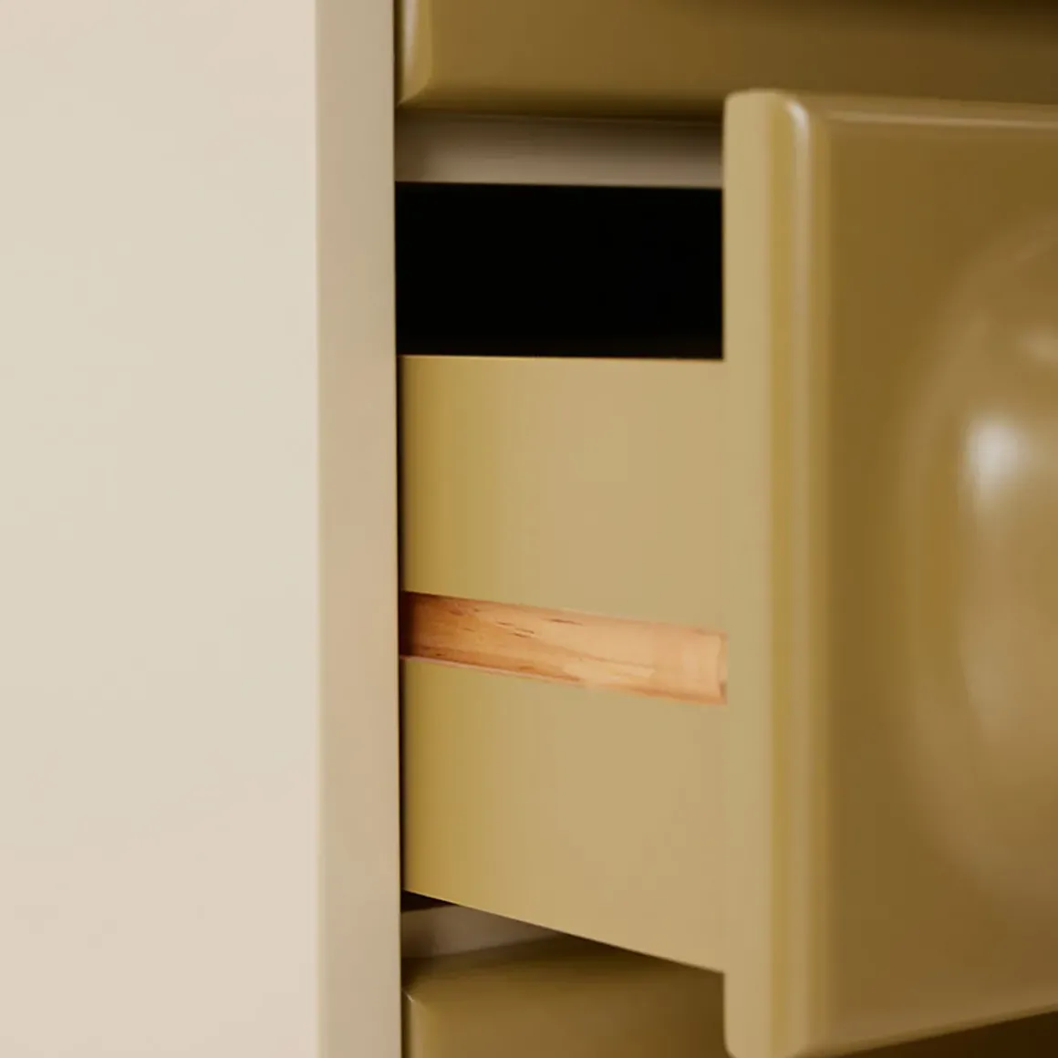 Cabinet Space Drawer - 45 x 40 x 113 cm - Sage u0026 Cream
