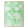 Cadre Peinture Abstraite - 75 x 100 cm - Verte