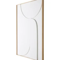 Cadre Relief Art B - 100 x 123 cm - Blanc XL
