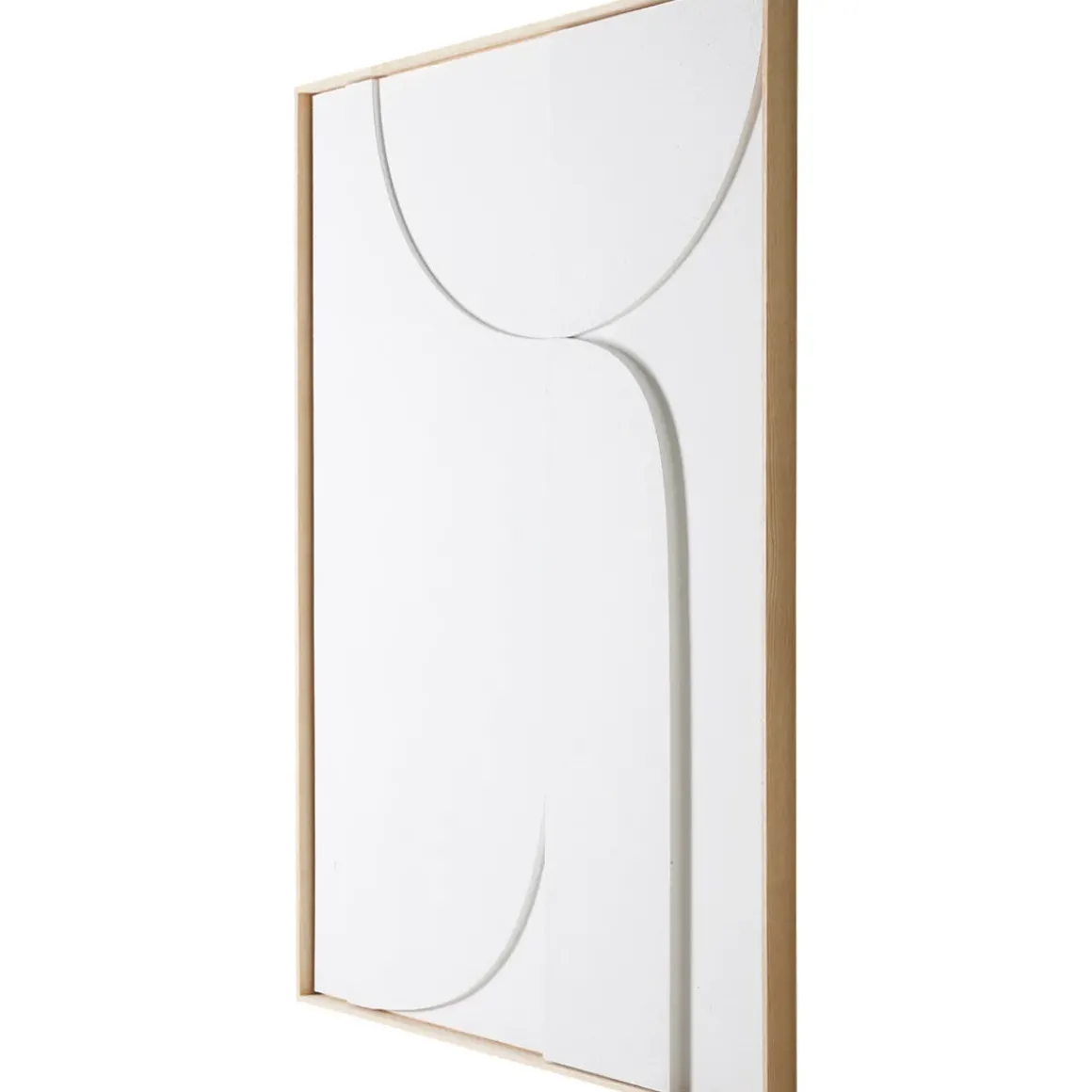 Cadre Relief Art B - 100 x 123 cm - Blanc XL